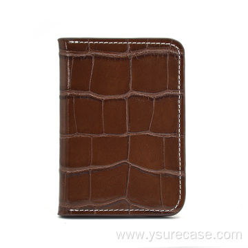 leather wallet travel wholesale RFID ID card holders